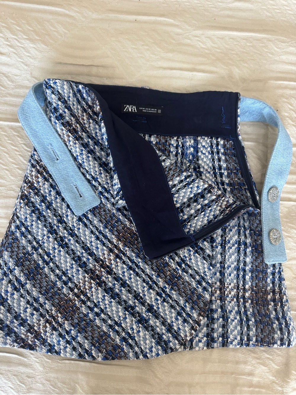 ZARA Tweed Two-Piece Set 💙 - Picture 3 of 8